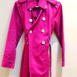 Zara Deep Pink Trenchcoat